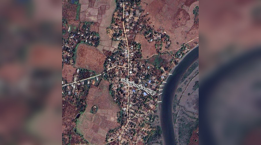စစ်တွေမြို့နယ်၌ စစ်ကောင်စီတပ်က ရွာမီးရှို့
