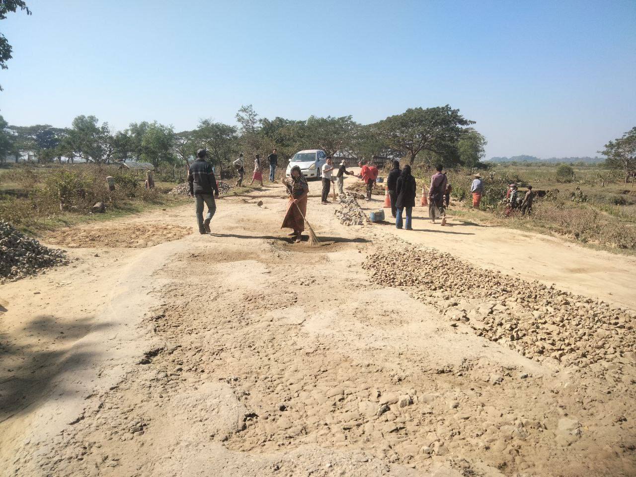 AA ထိန်းချုပ်နယ်မြေအတွင်း လမ်းတံတားများပြုပြင်မှု ဒေသခံများ ကြိုဆို