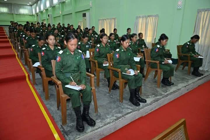ရန်ကုန်တွင် အမျိုးသမီး စစ်မှုထမ်းစာရင်း စတင်ကောက်ယူနေ