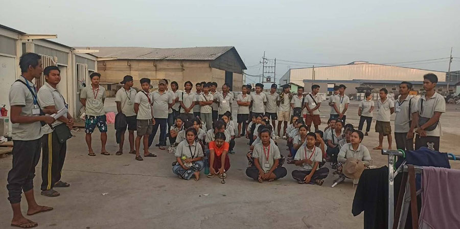 ထိုင်း ကားခါးပတ်ကြိုးစက်ရုံမှ မြန်မာလုပ်သား ၁၀၀ ကျော် အလုပ်သမားအခွင့်အရေး ပြန်ရ