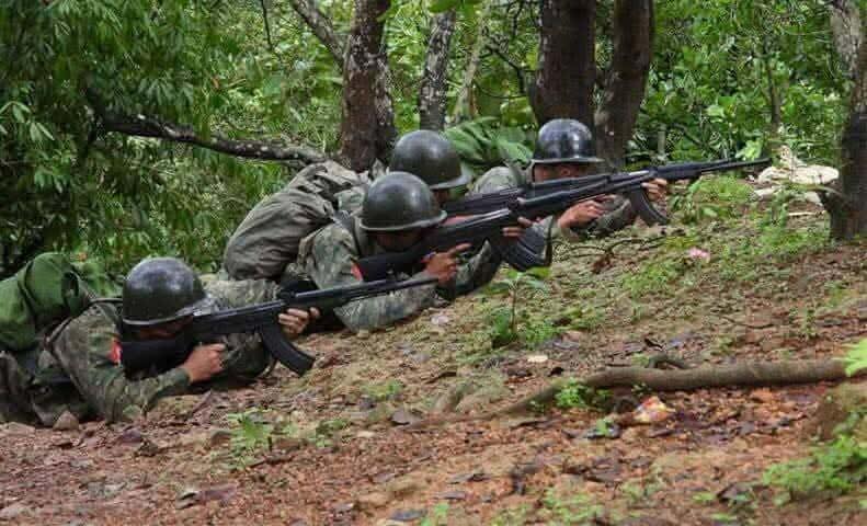 နတ်ရေကန်တောင်၌ တိုက်ပွဲပြင်းထန်၊ စစ်တပ်က လေကြောင်းမှ အပြင်းအထန်ကာကွယ်နေ