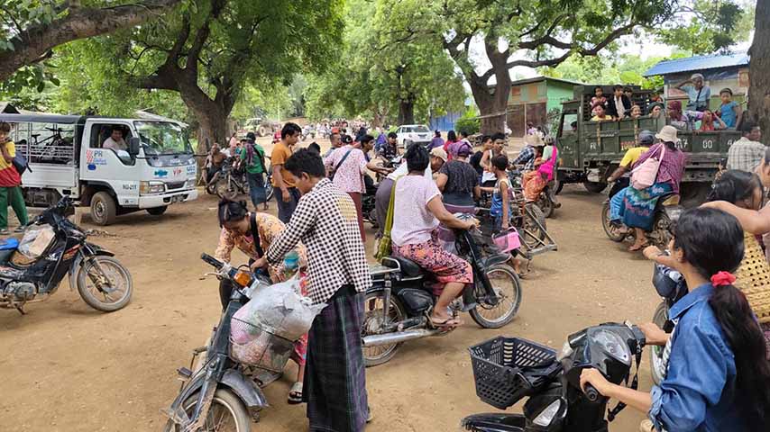 ယင်းမာပင်၊ ကောင်းဆင့်ရွာအနီး၌ ၂ ရက်ဆက် တိုက်ပွဲဖြစ်