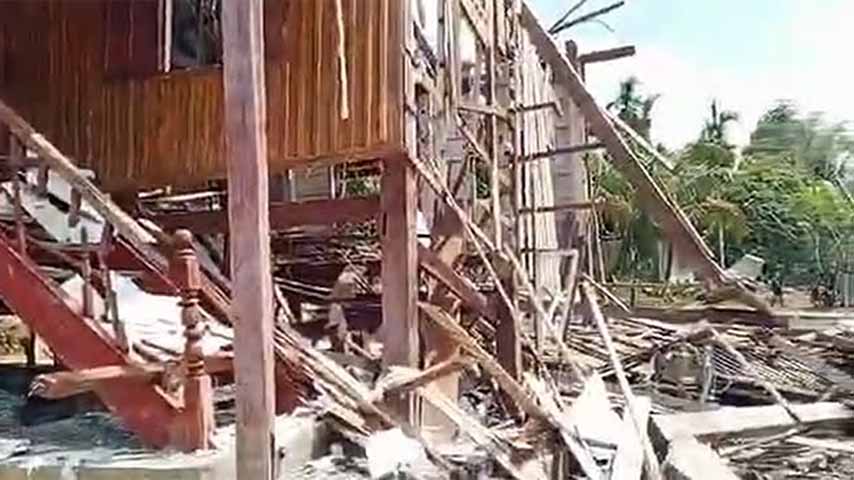 ပုလောမြို့နယ်၌ ခရစ်ယာန်အသင်းတော်နေရာကို စစ်တပ်ဗုံးကြဲ၊ ကလေးအပါအဝင် ၆ ဦး သေဆုံး