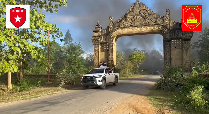 တကောင်းမြို့ကို စစ်ကောင်စီ ပြန်ထိန်းချုပ်၊ မိုးကုတ်မြို့ကို PDF ဖိအားပေး