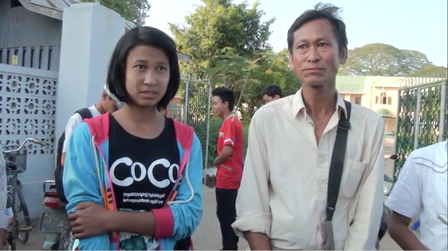 ပုသိမ္ သပိတ္ေမွာက္ေက်ာင္းသူကုိ ေက်ာင္းကဆင့္ေခၚ