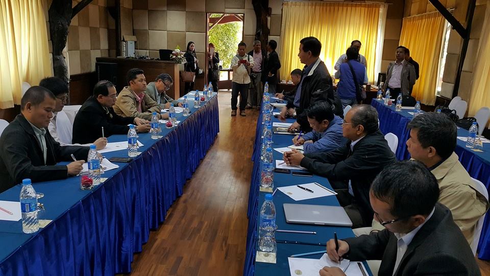 ၿငိမ္းခ်မ္းေရး ကတိက၀တ္စာခ်ဳပ္ေရးထုိးရန္ ရွမ္းျပည္တပ္မေတာ္ ေနျပည္ေတာ္ေရာက္ရွိ