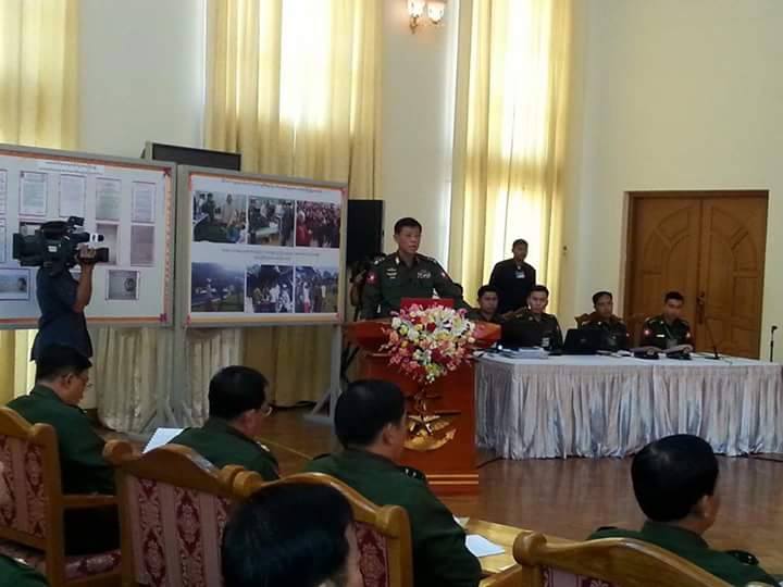 ကုိးကန္႔တုိက္ပြဲ တရုတ္စစ္သားေဟာင္းမ်ား ပါ၀င္ဟု ဒုဗိုလ္ခ်ဳပ္ႀကီး ျမထြန္းဦးေျပာ (ဓာတ္ပုံ)