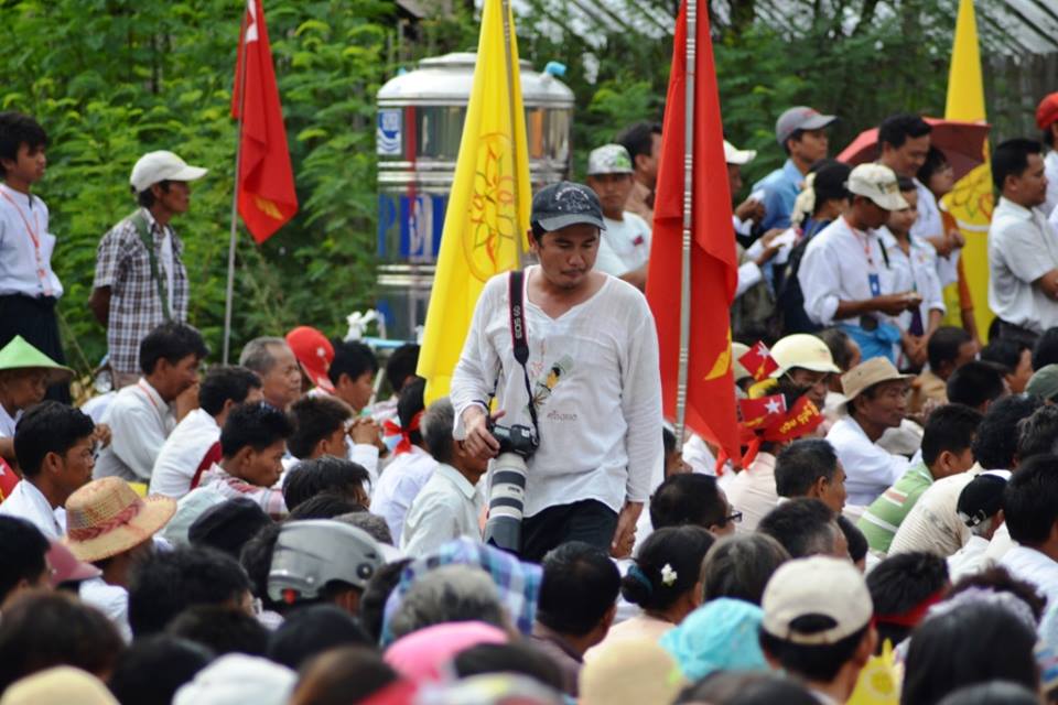 ဓာတ္ပံုသတင္းေထာက္ ကိုေအာင္ေနမ်ိဳး ျပန္လည္လြတ္ေျမာက္