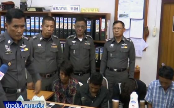 ထိုင္းေရႊဆိုင္ေဖာက္ထြင္းသူ  ျမန္မာအလုပ္သမားမ်ား ဖမ္းဆီးခံရ