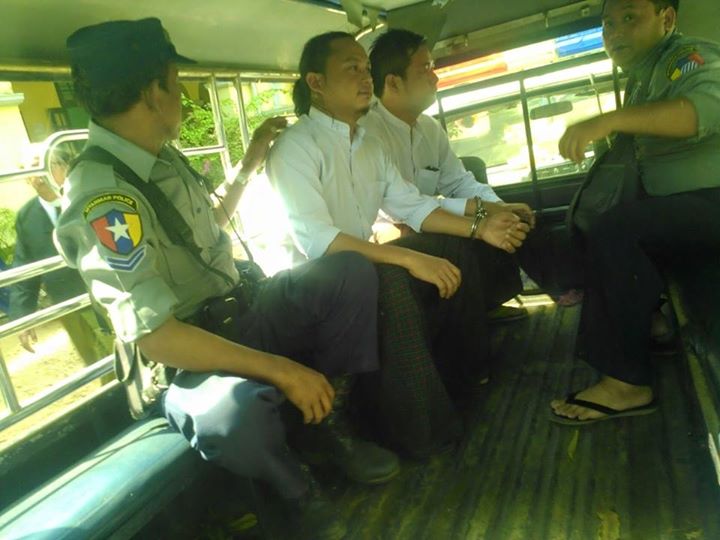 ျမန္မာပို႔စ္အယ္ဒီတာမ်ား ေထာင္ဒဏ္ ၂ လစီက်