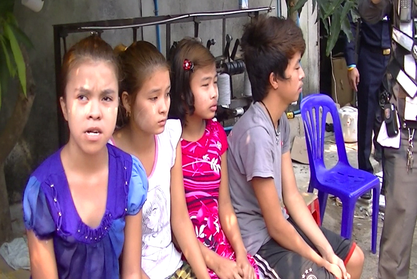 ျမန္မာကေလးအလုပ္သမားမ်ား ထုိင္းႏိုင္ငံတြင္ ဖမ္းဆီးခံရ