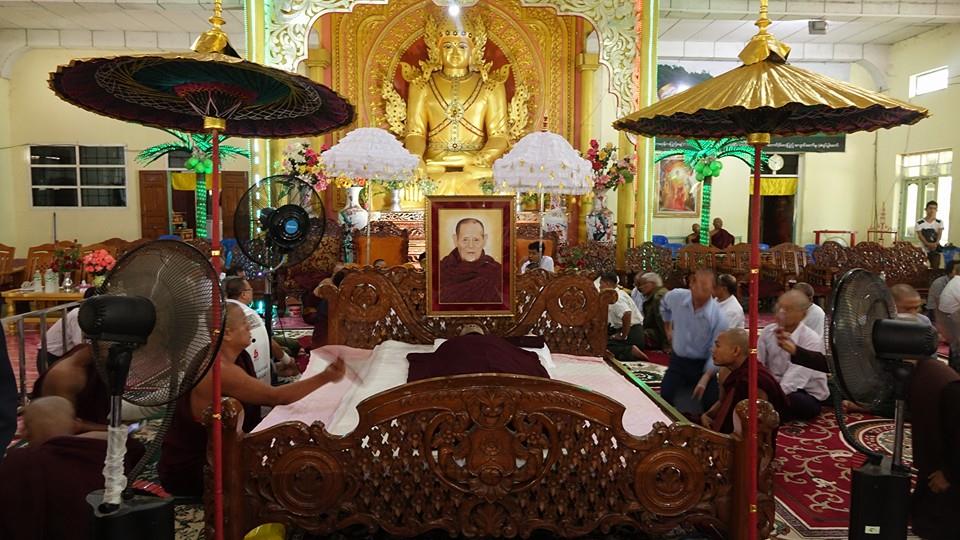 ၀င္းစိန္ေတာရ ဆရာေတာ္ ႐ုပ္ကလာပ္ကို ျပည္သူမ်ား လာေရာက္ဖူးေျမာ္