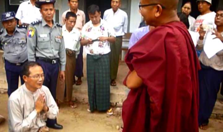 စာေရးဆရာ ထင္လင္းဦးတြင္ အျပစ္မရွိေၾကာင္း ျမ၀တီမင္းႀကီးေက်ာင္းတိုက္ဆရာေတာ္ တရားခြင္တြင္ ထြက္ဆို