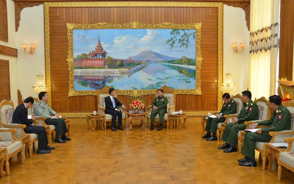 တ႐ုတ္ႏိုင္ငံဘက္ က်ည္ဆန္က်ေရာက္မႈ ျမန္မာကာကြယ္ေရးဦးစီးခ်ဳပ္ျငင္းဆန္