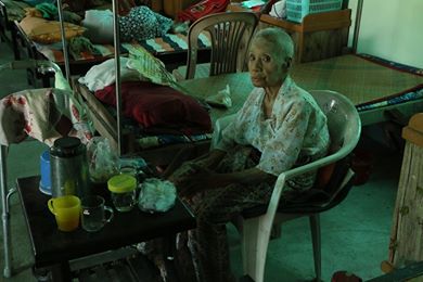 မႏၱေလးက အၾကင္နာလက္မ်ား ဂီလာန ဘုိးဘြားရိပ္သာ (ဓာတ္ပုံ)