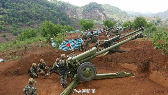 ျမန္မာနယ္စပ္အနီး တရုတ္တပ္မေတာ္ စစ္ေရးေလ့က်င့္ (သတင္းဓာတ္ပံု)