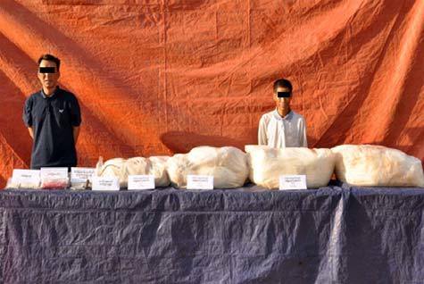 ကိုးကန္႔ေဒသတြင္ က်ပ္သိန္းေပါင္း ၂ ေသာင္းေက်ာ္ တန္ဖိုးရွိ မူးယစ္ေဆး၀ါးမ်ား ဖမ္းမိ