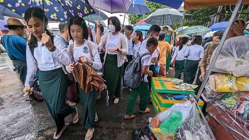 မူလတန်းနှင့် အလယ်တန်း ကျောင်းသားဟောင်းများကို ပြန်လက်ခံမည်
