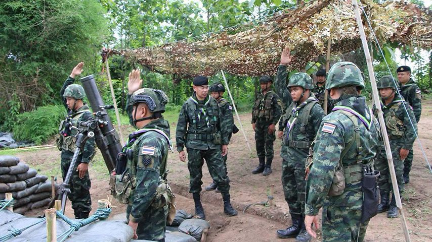 စစ်တပ်ပစ်ခတ်မှုကြောင့် ထိုင်းဘက်က အိမ် ၂ လုံး ထိခိုက်