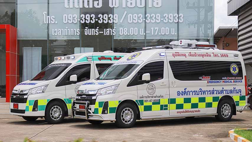 ထိုင်းတွင် ဆီပြဿနာကြောင့် လူနာတင်ယာဉ်များနှင့် အရေးပေါ်ကားများ အခက်ကြုံ