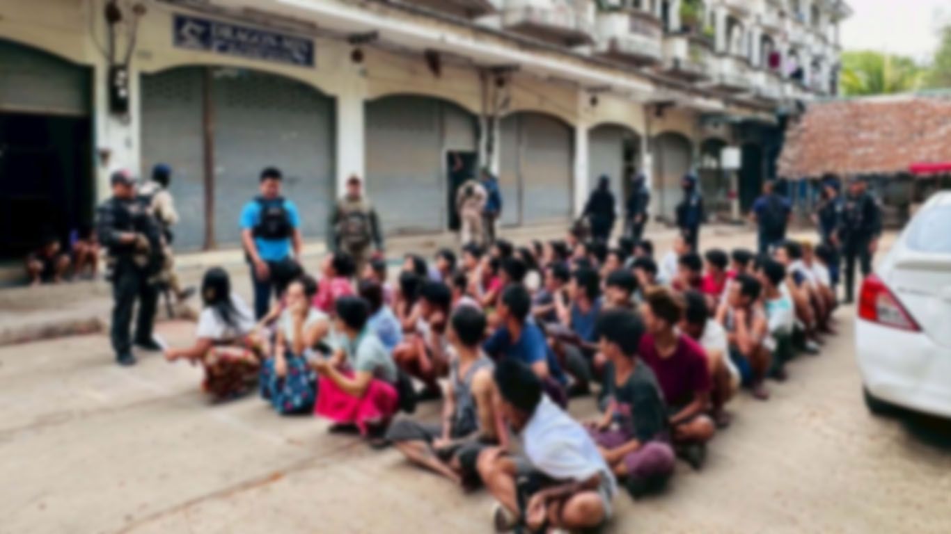 မဲဆောက်တွင် တရားမဝင် မြန်မာရွှေ့ပြောင်းအလုပ်သမားများ ဖမ်းဆီးခံရ