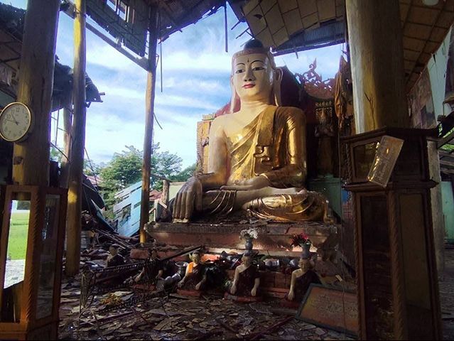 ရခိုင်က ရှေးဟောင်းဘုရားများအား စစ်တပ်လေကြောင်းတိုက်ခိုက်မှုအပေါ် ဒေသခံများ ကန့်ကွက်