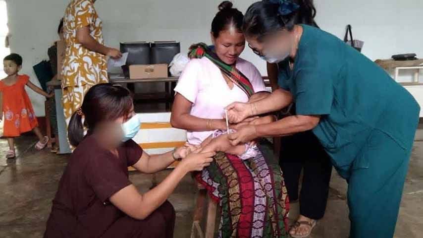 ရခိုင်တွင် ကလေးငယ် ၈၀,၀၀၀ ကို AA ကျန်းမာရေးဌာနက ဝက်သက်ကာကွယ်ဆေး ထိုးပေး