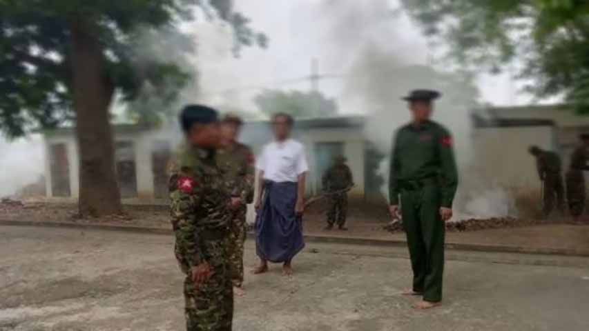 ရေကြည်မြို့နယ် စစ်တပ်(Photo : တပ်နဲ့ နီးစပ်သူ)