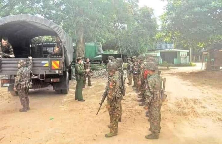 ယောနယ်တွင် စစ်တပ်က အင်အားဖြည့်တင်းပြီး လေကြောင်းတိုက်ခိုက်နေ