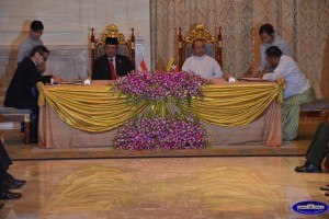 Ino-Myanmar Agreement Charter Ceremony